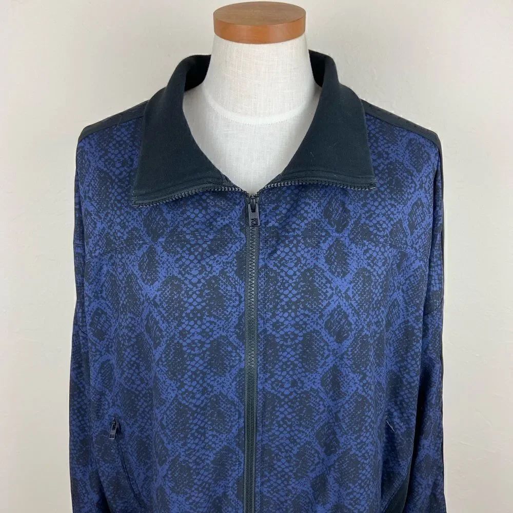 Athleta Brooklyn Track Bomber Jacket - Python Print - Picture 3 of 6
